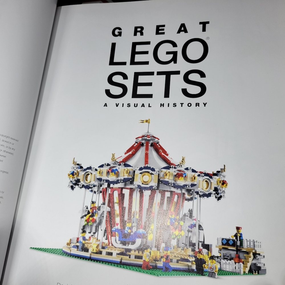 Lego History book, GREAT LEGO SETS A Visual History, Hardback